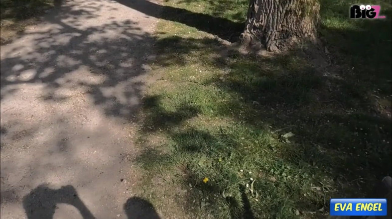 Eva Engel: Risky Blowjob in the Park