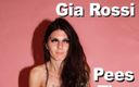 Picticon bondage and fetish: Gia Rossi faz xixi na calcinha