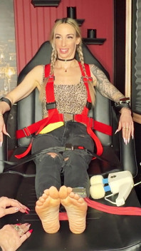Bondage Tickle Interrogation: Mars Solo and Harmony