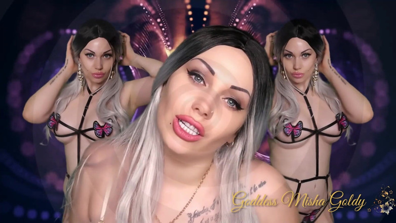 Goddess Misha Goldy: 迷人的洗心机和asmr！温柔诱人的心理奴役！撸管