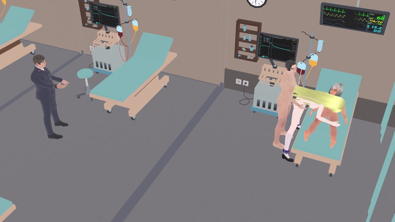 Naughty 3d fairies: Eris vai agradar seus socorristas no hospital da nave espacial