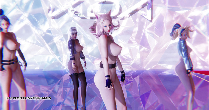 3D-Hentai Games: KDA - mehr nackter tanz Ahri Akali evelynn Kaisa Kda Seraphine,...