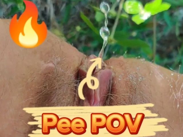 Pee POV on the Palm Plantation (Real fun & fetish)