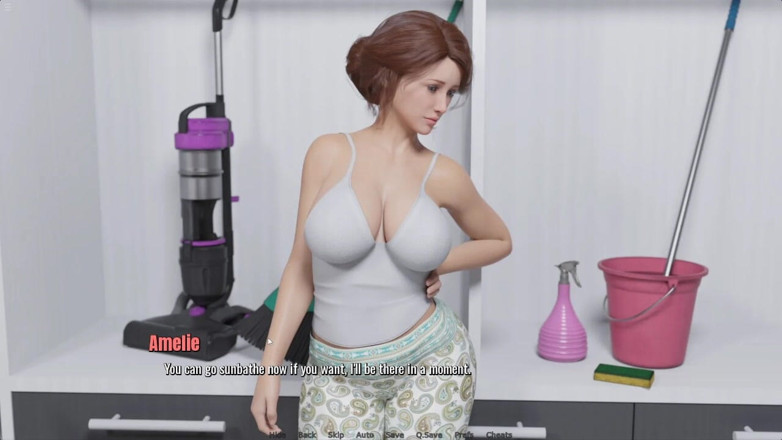 Future Money Man: Stepmom Needs Help for Cleaning House Alex Rubbing Her Ass