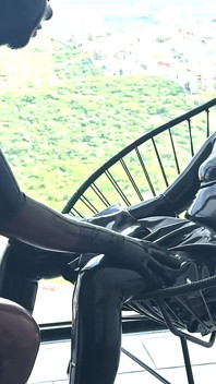 Hot Session on the String Chair, Full - Alex Latex