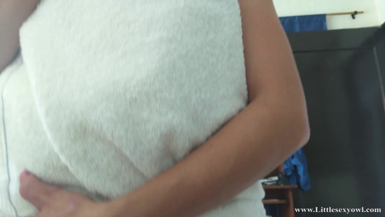 Littlesexyowl: a morning creampie after the shower with my stepdaughter