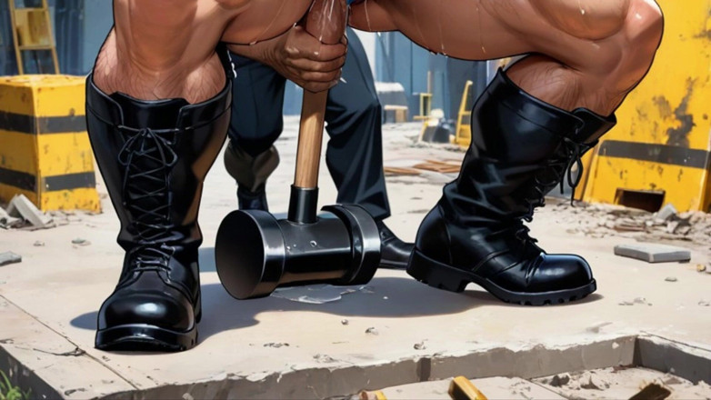 Trans-Men FTM Hentai: Sensual Photoshoot Featuring Pregnant Ftm Farmers Glistening with Oil in...