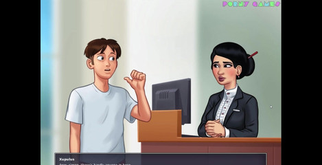Porny Games: Summertime Saga 0.20.8 - Sexo en la oficina del banco (parte 10)