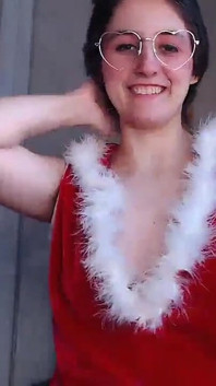 Christmas Bodystocking Cocktease
