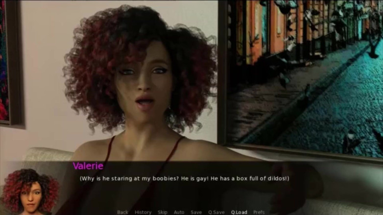 Visual Novels: BangCity Part 26 - suck my dick through chair