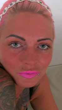 Busty Tattooed Slut Knows She Can Only Be Fully Satisfied by Fucking and Sucking Multiple Cocks in a Gangbang Party