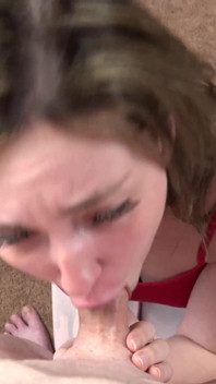 Katie Kinz Teases Logan and Sucks His Cock