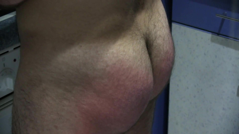 Femdom Austria: Beating him with wooden spoon to cook better