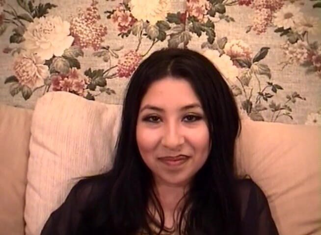 IntAsian: Brunette woman using vibrator than thick cock in her pussy