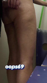 My Wife Offer Handjob to a Stranger in Train - Grinding Cock on Ass