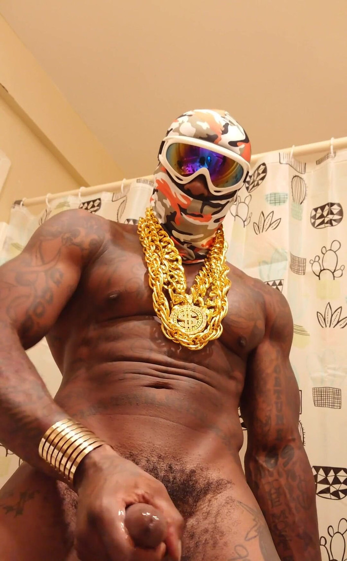 Hallelujah Johnson: Ich streichcke meinen riesigen monsterschwanz, sperma, abspritzen, kommen