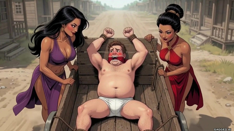 Gagged AI Cartoons: Zniewolona dla księżniczki