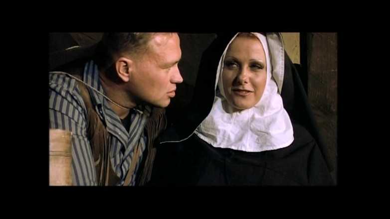 Xtime Network: Грудастую грешную рыжую милфу-монахиню трахнули и камшот в киску большим винтажным членом