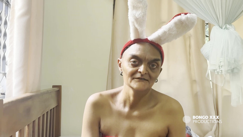 BongoXXX: Grandstepmother Wore Her Christmas Bunny Like Outfit so I Can...