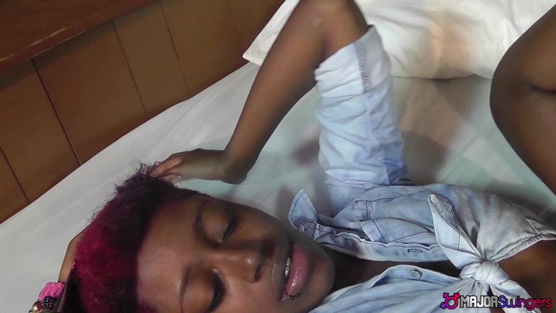 Major Swingers: Rome Major Fucks Ebony Swinger Chick While His Girl Watches