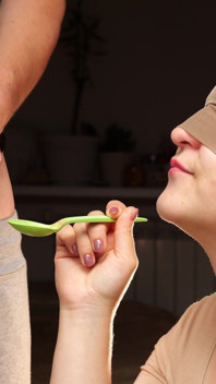 Spoon of cum for loved lips.
