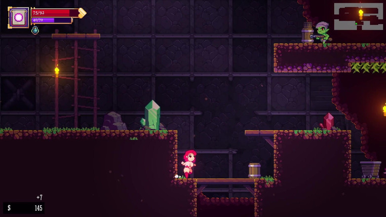 LewdArcade: Scarlet maiden Side Scroller Spiel Spielen [teil 01] Mini-Sex-Spiel [18+] Porno-Spiel