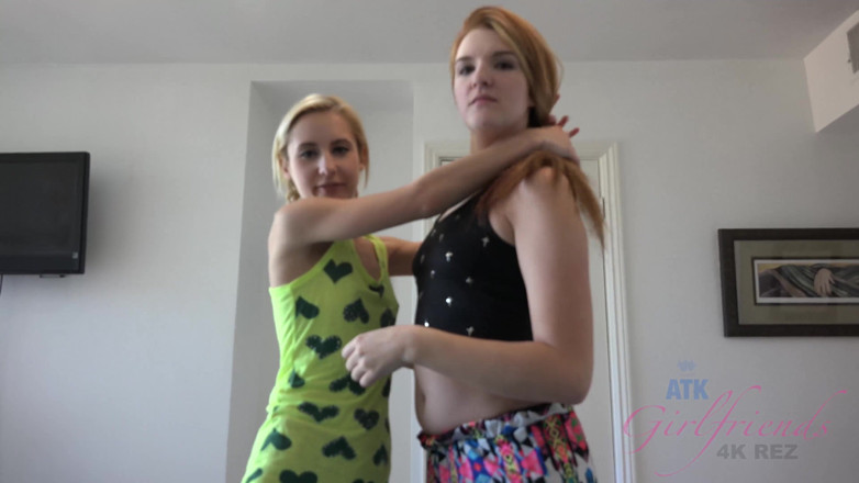 ATK Fans (Girlfriends): Virtual handjob/blowjob/footjob with Odette Delacroix and Miranda Mills