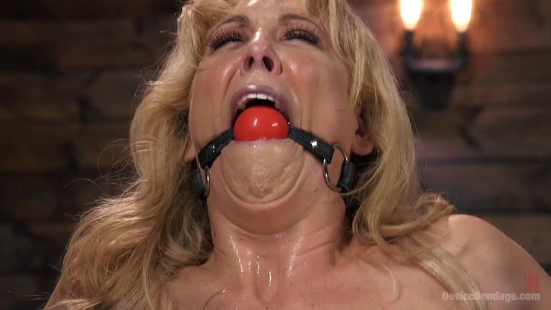 Kink: Athletic MILF Fuck Toy Cherie Deville Punished in Bondage and...