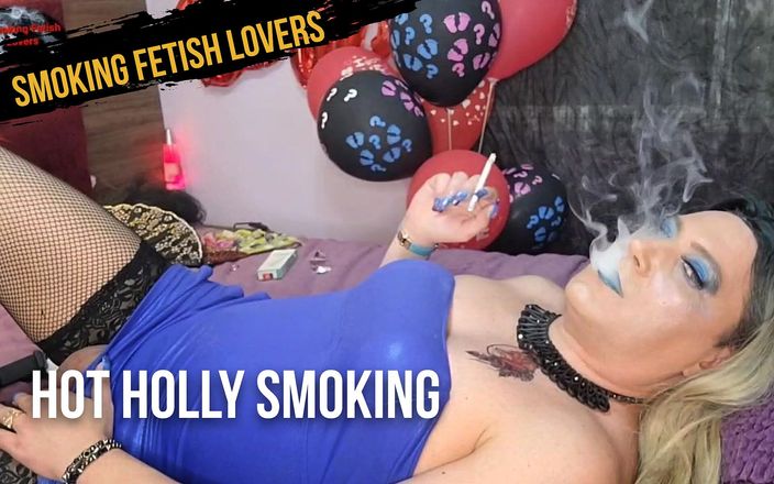 Smoking fetish lovers: Hot Holly smoking
