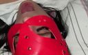 KatyKoroleva: Sissy in rood masker krijgt pik 2