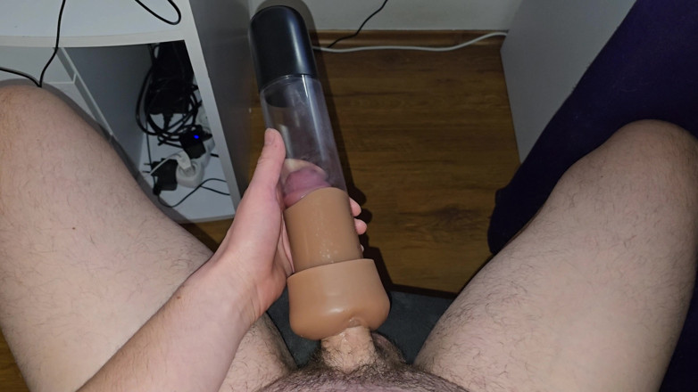 Fap_man93: Мой Хуй Против Вакуумной Помпы - Наблюдаю, Как Это Становится Больше
