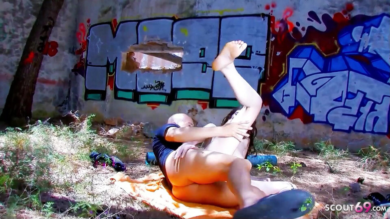 Full porn collection: Skinny teen Sabrina Deep is fucked by strangers outdoors at...