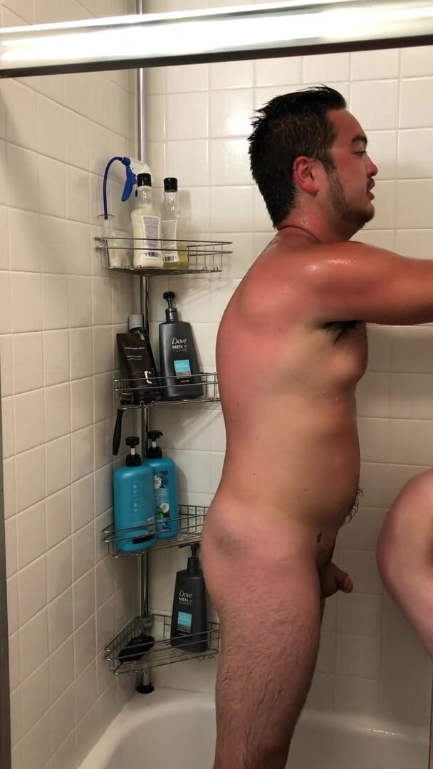 Those Gay Guys: Post fuck shower and scrub down clean