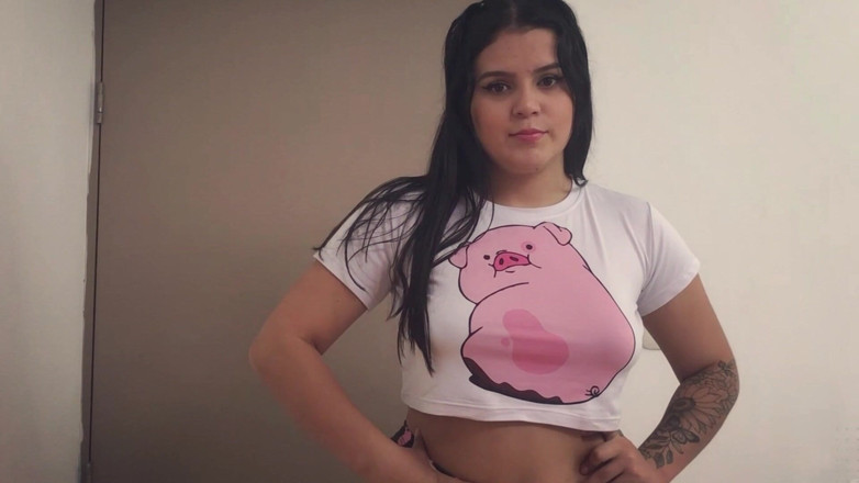 MelanieCaceres: Intenzivní sex s dokonalým velkým zadkem, který sténá, dokud není...