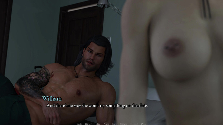 3D Cartoon Porn: Где это все началось 12: Уильям солнцезащитные экраны бедра Helen и просит свидание