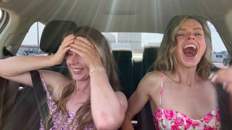 Serenity Cox: Cumming in Public Drive Thru With Lush Remote Controlled Vibrators...