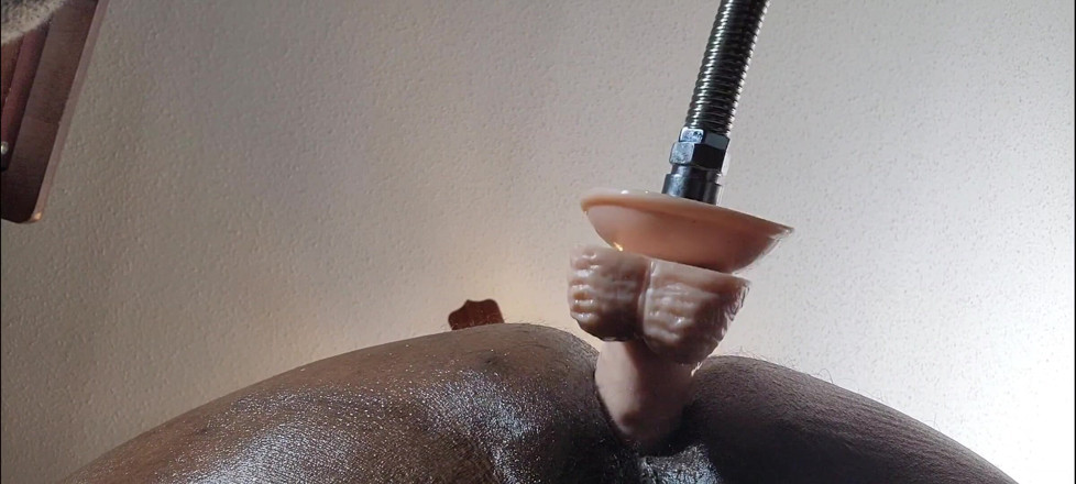 Truestarr: Sex Machine Fucks Me. Huge Dildo