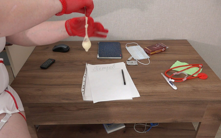 Milf Big Tits: A Work Camera Watches What a Curvy Nurse Is Doing...