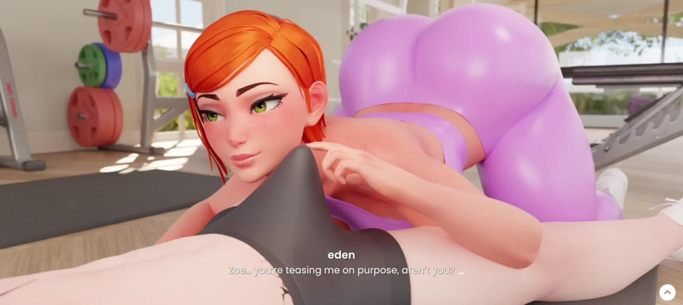 Xr Gamer: Zoe bikin eden ngentot pantat montoknya waktu lagi olahraga