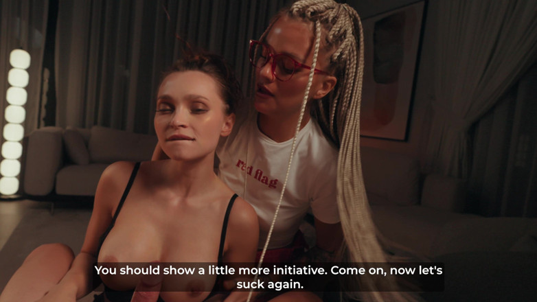 Lily Cute: Submissive Wife Gets Rough FFM Spit-roast Training