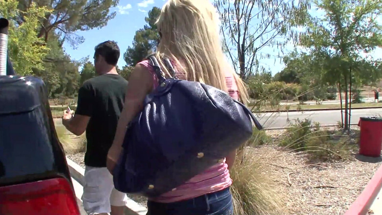 Xtime Network: Blonde firm titted babe is picked up for the fat...