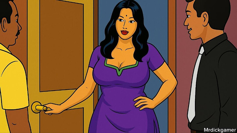 Mr dick gamez: Audio-geschichte, ehemann erwischte seine frau beim ficken mit zwei großen...