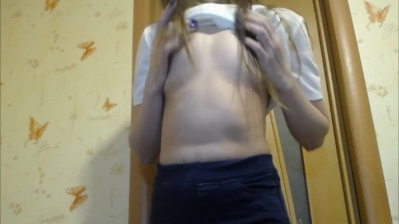 Sexy kinky: Young student teases you with body