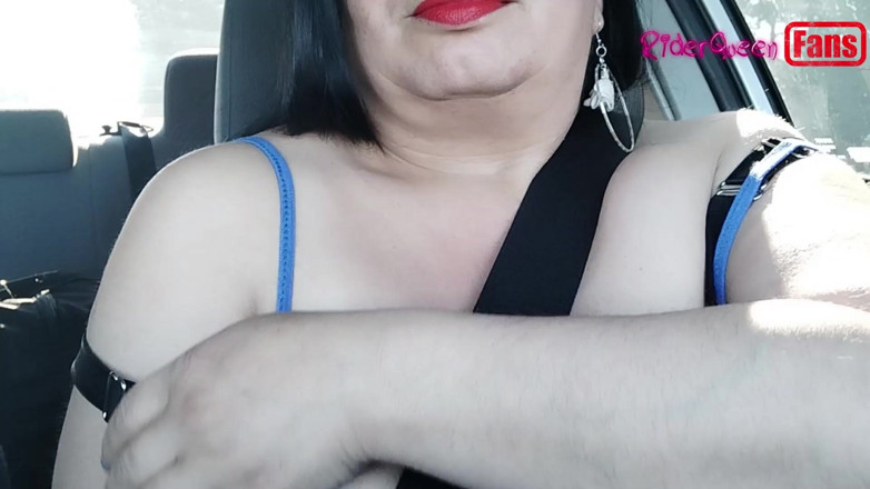 Riderqueen: Videos for Fans: the Driver Was Handsy-he Couldn't Resist Touching...