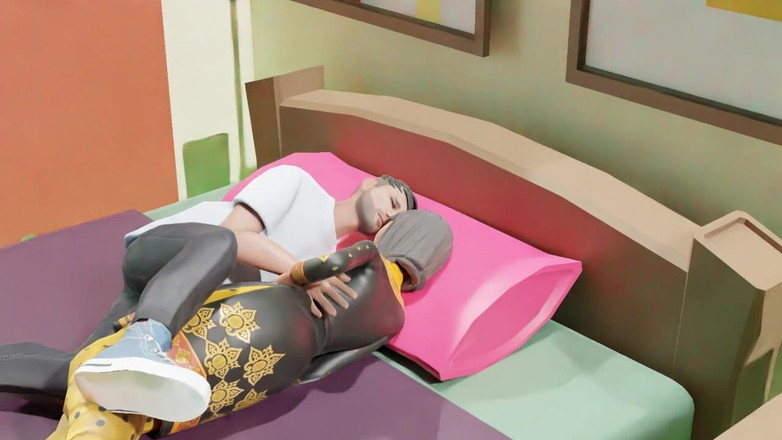 My house for adult: Deshi chlapec šuká svou nevlastní sestru ve snu. Špinavé sexuální video 3D Animatio.