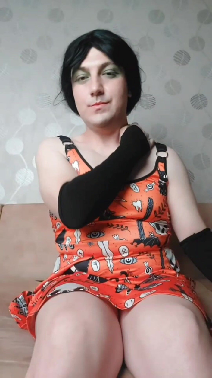 Kitty_Cross: Halloween Cute Dressed Pretty Femboy