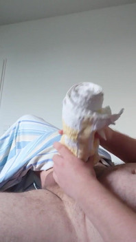 Small Cock Having Fun with the Towel