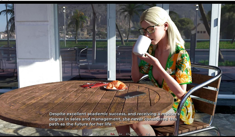 Erotic Krisso: 貧民街で彼女の猫を与える下に移動する若い女の子