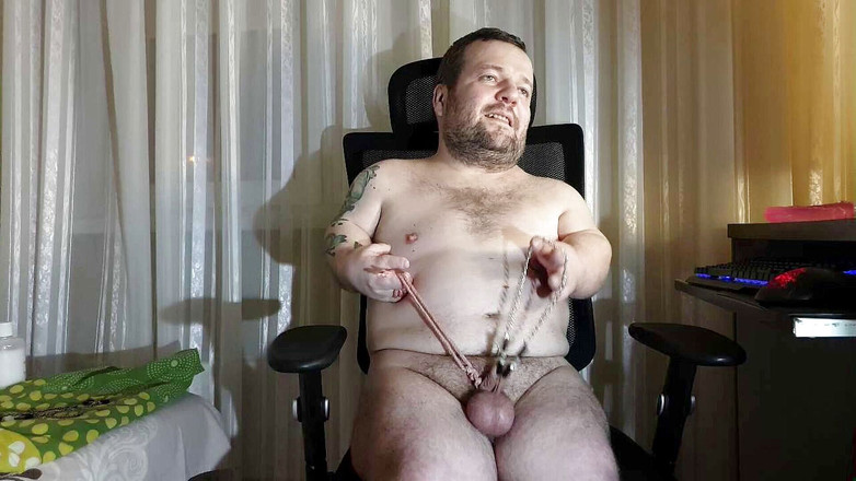 MiniCorgi: 자지와 공을 붕대를 감은 난쟁이