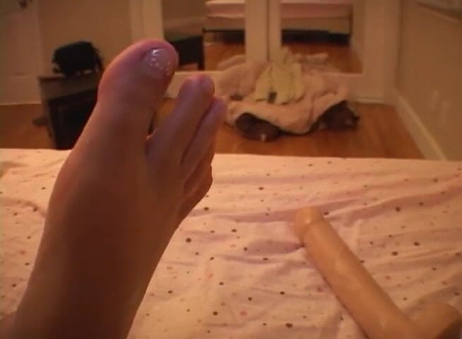 VOP Solo Babes: Big boobs brunette loves to masturbate with dildo